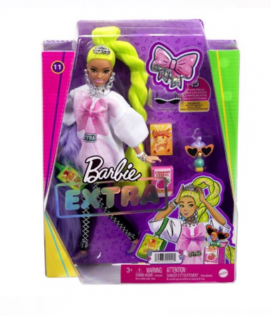 Set Barbie Extra cu par neon [5]
