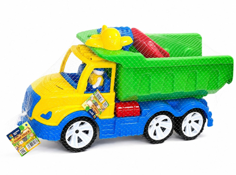 Jocuri si articole copii - SET BASCULANTA MATI CU ACCESORII PENTRU NISIP VERDE