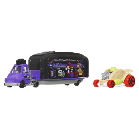 SET CAMION SI MASINA HOT WHEELS SUPER RIGS DINE N DASH [1]
