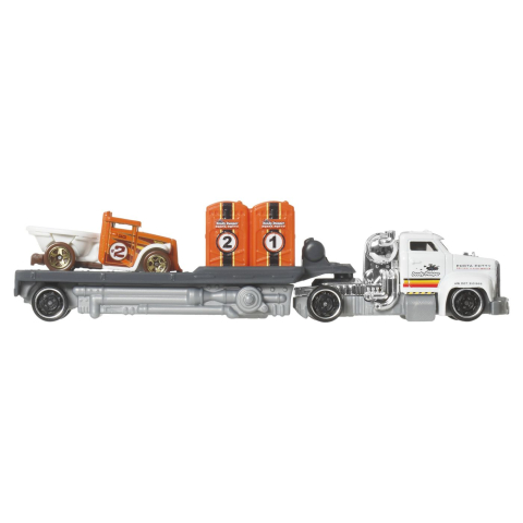 SET CAMION SI MASINA HOT WHEELS SUPER RIGS HEAVY DOODY DUMPER [5]