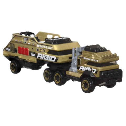 Set Camion Si Masina Sport Hot Wheels Baja Battalion Maro [3]