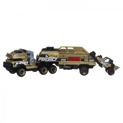 Set Camion Si Masina Sport Hot Wheels Baja Battalion Maro [5]