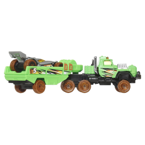 SET CAMION SI MASINA SPORT HOT WHEELS HAULIN HORSEPOWER [4]