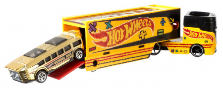 Set Camion și Mașină Sport Hot Wheels Pencil Pusher  [4]