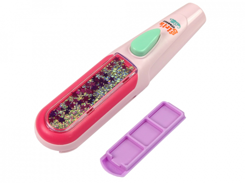 Set Coafură și Vopsire Păr - Placă de Îndreptat și Șuvițe Colorate în 6 Culori [3]