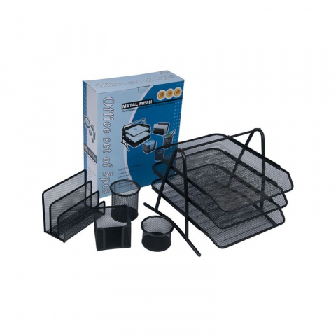Papetarie & Birotica - Set complet pentru birou,organizare completa,5 piese/set