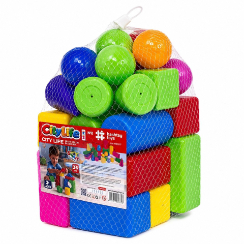 Jocuri si articole copii - SET CONSTRUCTII CITY LIFE MINI 2 PLASA