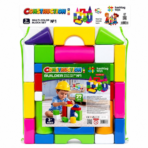 Jocuri si articole copii - SET CONSTRUCTOR BLOCURI MULTICOLORE 1