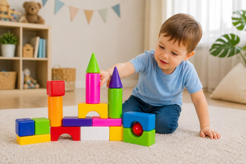 SET CONSTRUCTOR BLOCURI MULTICOLORE [3]