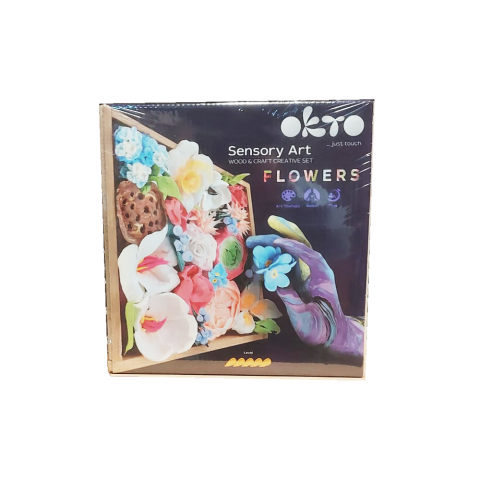 Set creatie Wood & Craft - Flowers, 21*21cm - Romance [1]