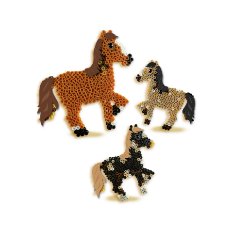 Set creativ 1200 Margele de calcat cu accesorii incluse,tematica Cal,+5 ani [2]