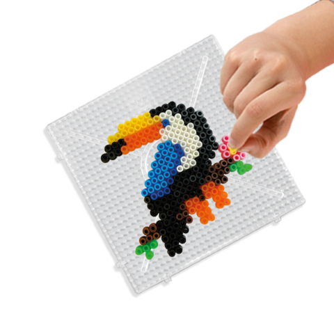 Set creativ 2400 Margele de calcat cu accesorii incluse,tematica Animale din Jungla,+5 ani [2]