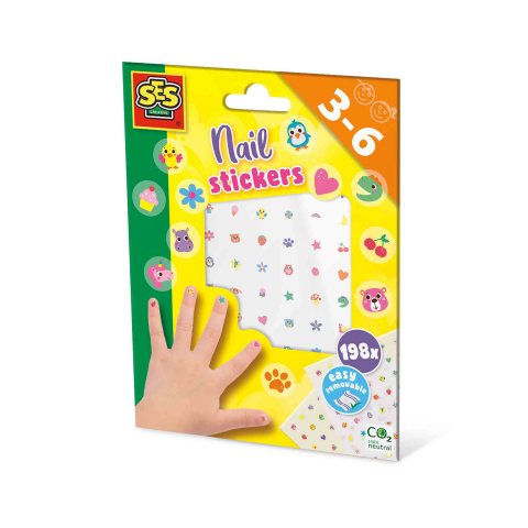 Produse art & craft-Lucru manual - Set creativ - Autocolante pentru unghii, copii 3-6 ani