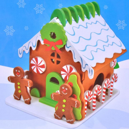 Accesorii art&craft - Set creativ Casuta cu turta dulce pentru activitati crafts