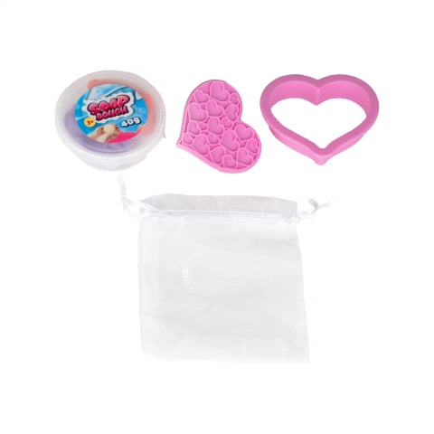 Set creativ DIY Strigo Fa-ti propriul sapun,model Inima mov pastel,+3 ani [1]