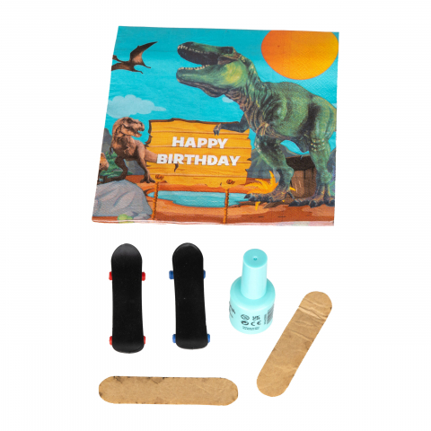 Set creativ DIY Strigo-Tehnica Servetelului Skateboard din lemn,+7 ani [2]