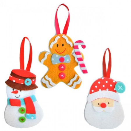 Produse art & craft-Lucru manual - Set creativ Figurine Craciun pentru activitati crafts