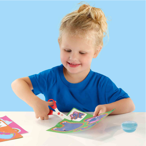 Set creativ - Invat sa decupez si sa lipesc, animale,3-6 ani [2]