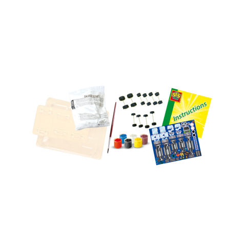 Kit creativ mulaj si pictura cu accesorii incluse - Masini [2]