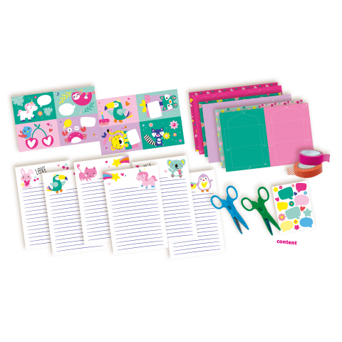 Set creativ - Papetarie pentru copii cu accesorii incluse,+4 ani [1]