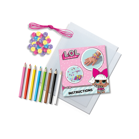 Set creativ pentru copii - Bratari cu pandantive L.O.L. pentru fetite,+6 ani [2]