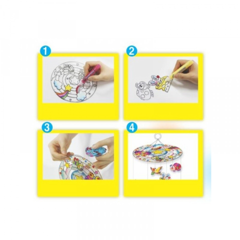 Set creativ pentru copii-Decoratiuni pictate cu accesorii incluse,+4 ani [2]