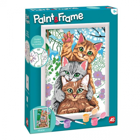Produse art & craft-Lucru manual - Set creativ pictura pe numere cu accesorii incluse