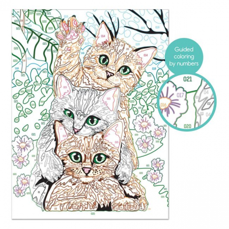 Set creativ pictura pe numere cu accesorii incluse [3]