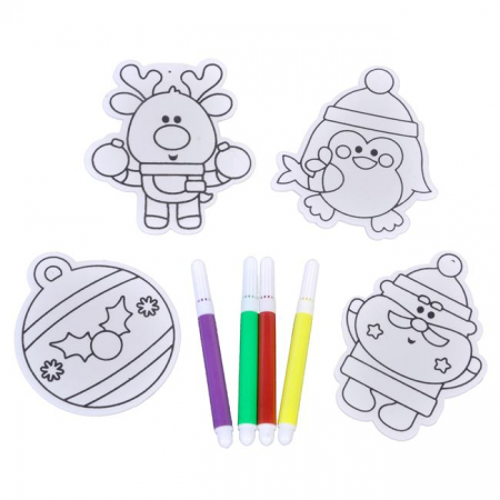 Accesorii art&craft - Set creativ-Primele mele decoratiuni de Craciun