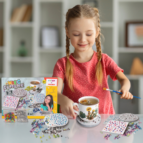 Set creativ Strigo "CIMENT MAGIC", SUPORT PAHARE, 211010 [1]