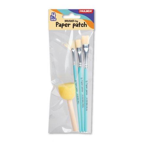 Produse art & craft-Lucru manual - Set creativ Strigo „PAPER PATCH” - PENSULE ȘI BURETE, 235014
