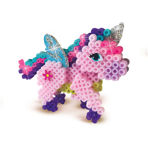 Set creativ Tablou cu 1800 margele de calcat - Unicorni,+5 ani [3]