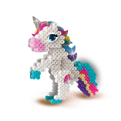 Set creativ Tablou cu 1800 margele de calcat - Unicorni,+5 ani [4]