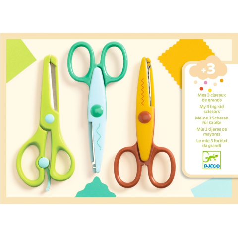 Set cu 3 foarfece decorative, Djeco [2]
