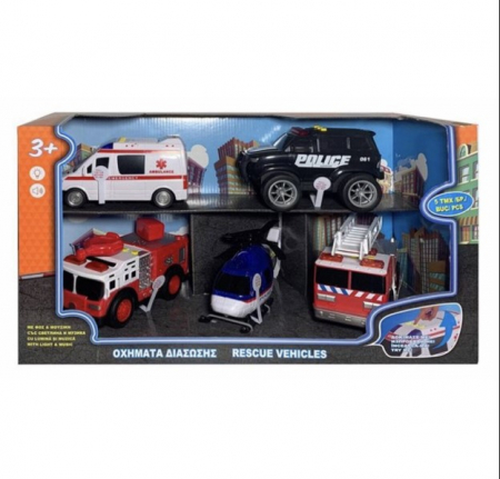 Set cu 5 vehicule cu lumini si sunete [1]