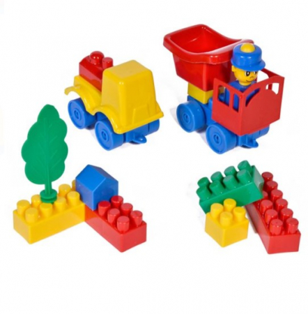 Seturi  de constructie - Set cuburi de constructie-37 piese