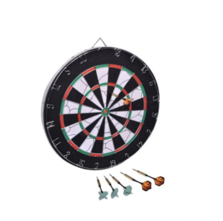 Jocuri in aer liber - Set darts cu 6 săgeți, 45 cm AMA