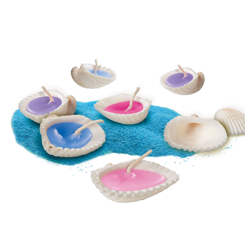 Set de artizanat pentru copii - Lumanari in scoica [3]