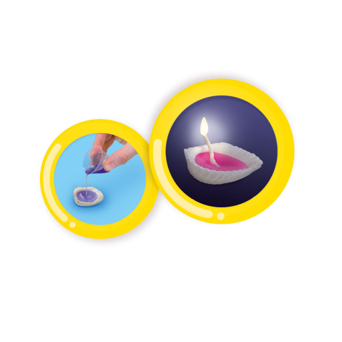 Set de artizanat pentru copii - Lumanari in scoica [2]