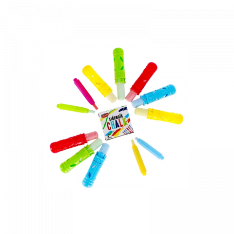 Set de colorat creta pentru asfalt cu ustensile, 40 piese [5]