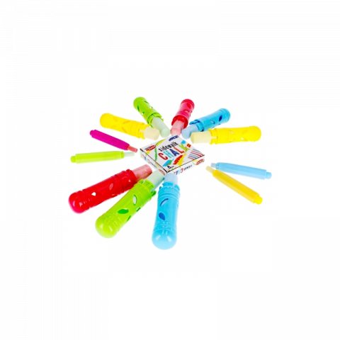 Set de colorat creta pentru asfalt cu ustensile, 40 piese [1]