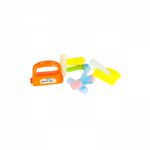 Set de colorat creta pentru asfalt cu ustensile, 8 piese [1]