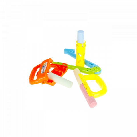 Set de colorat creta pentru asfalt cu ustensile, 8 piese [4]