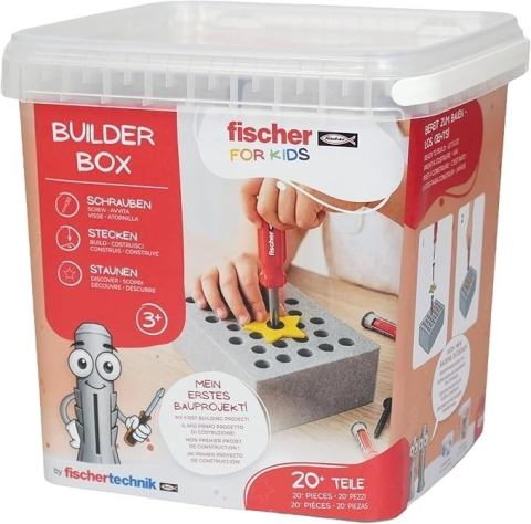 Jocuri si articole copii - Set de constructie si bricolaj Builder-Box, Fischertechnik