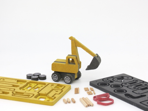 Set de constructie vehicule de santier Marco si Frederic, Croc toys [1]