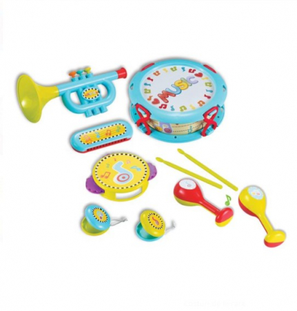 Jocuri si articole copii - Set de instrumente musicale-10 piese
