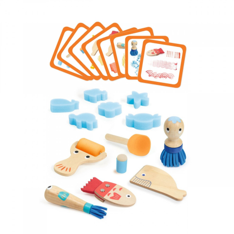 Set de instrumente pentru pictura creativa, Djeco [2]