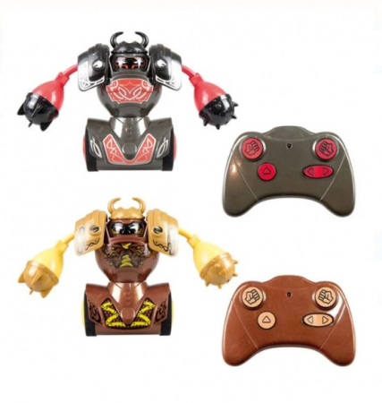 Roboti si Figurine - Set de joacă 2 Roboti Viking Kombat cu Telecomandă