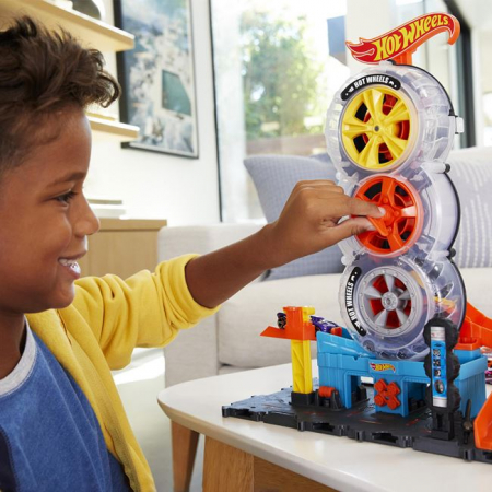 Set de joaca Atelierul de pneuri-Hot Wheels [2]