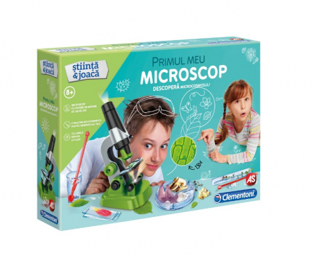 Stiinta si experimente - Set de joaca Descopera microcosmosul-Primul meu microscop